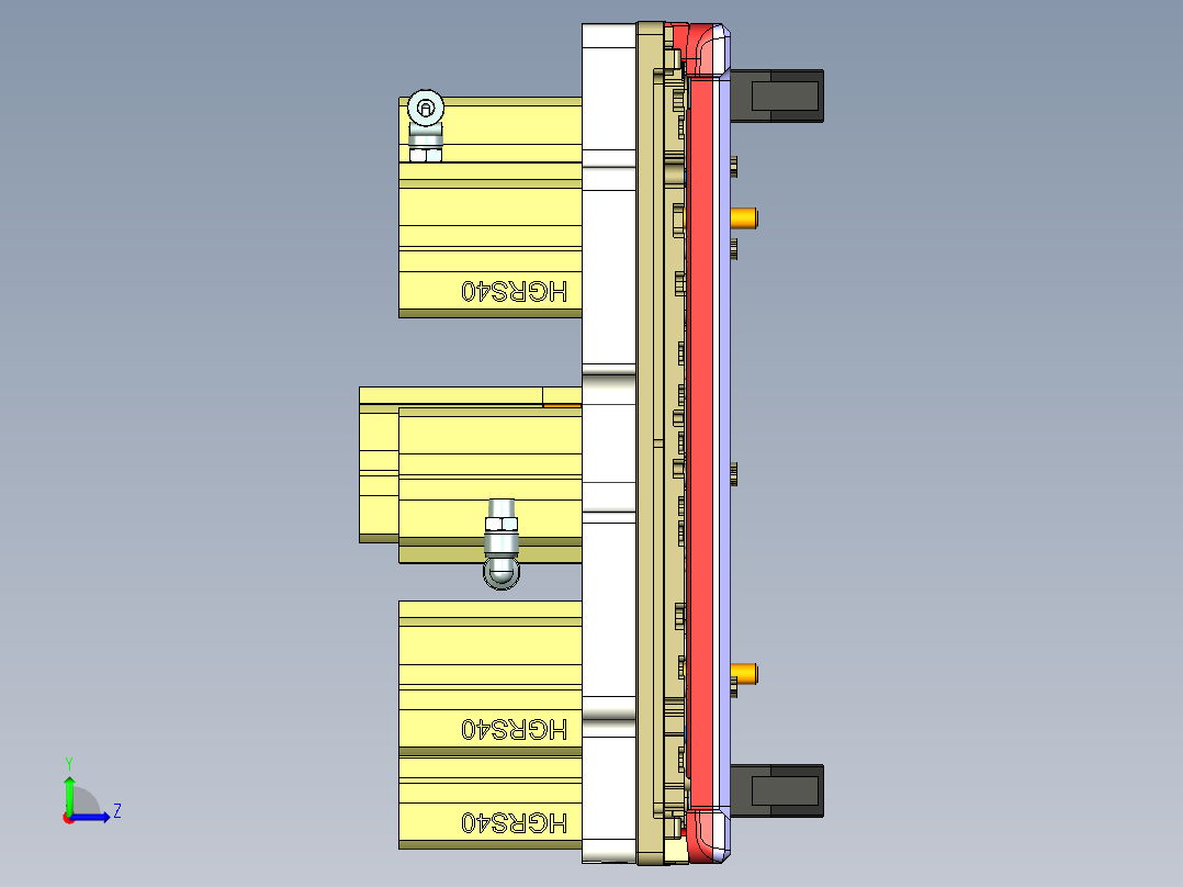 EDB41-C-笔记本CNC工装夹具三维模型CNC8-191113左视图