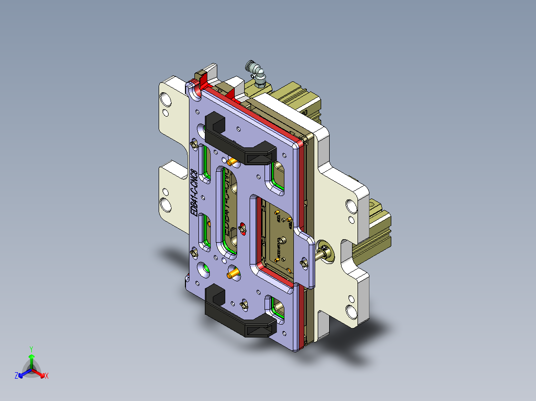 EDB41-C-笔记本CNC工装夹具三维模型CNC8-191113正等轴测图