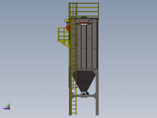 200袋-拼装除尘器右视缩略图