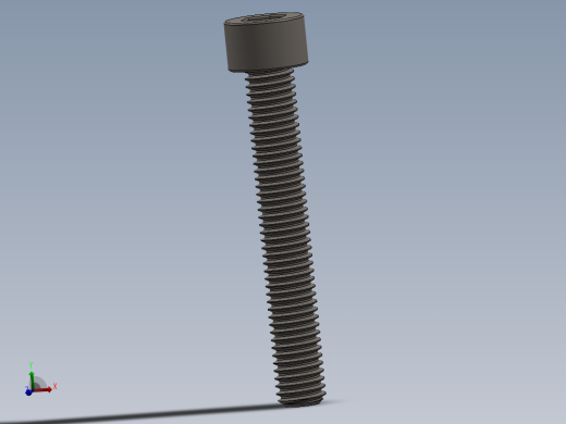 Screw_DIN_912_M8x55F_A2.SLDPRT公制内六角螺钉