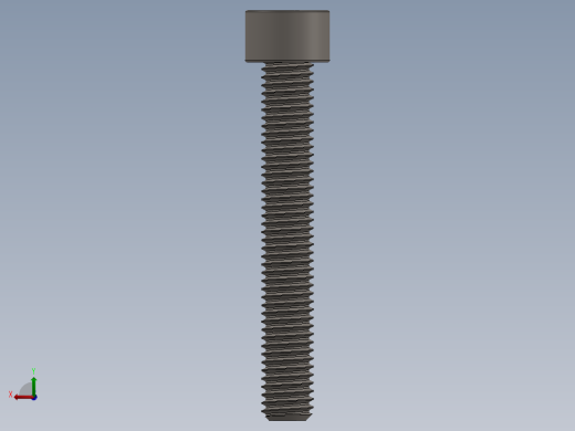 Screw_DIN_912_M8x55F_A2.SLDPRT公制内六角螺钉后视缩略图