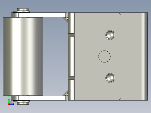 流利条定位器40C-带轮止动接头1左视缩略图