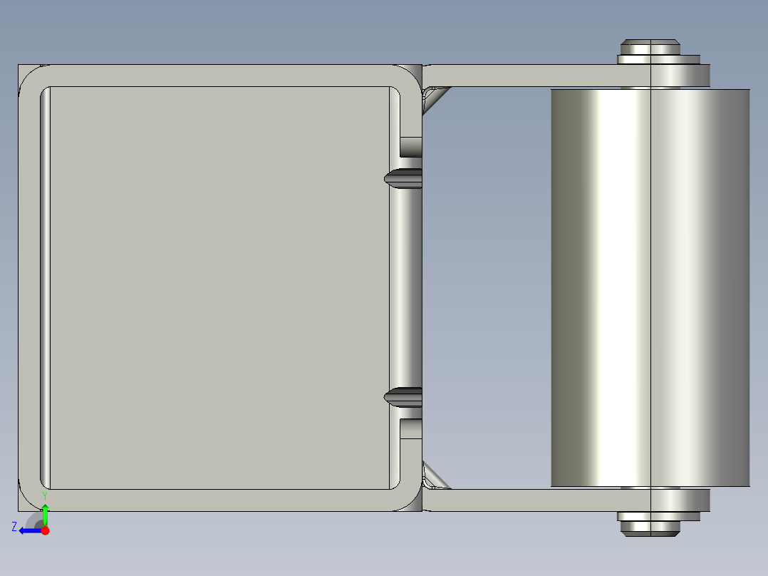 流利条定位器40C-带轮止动接头1右视图
