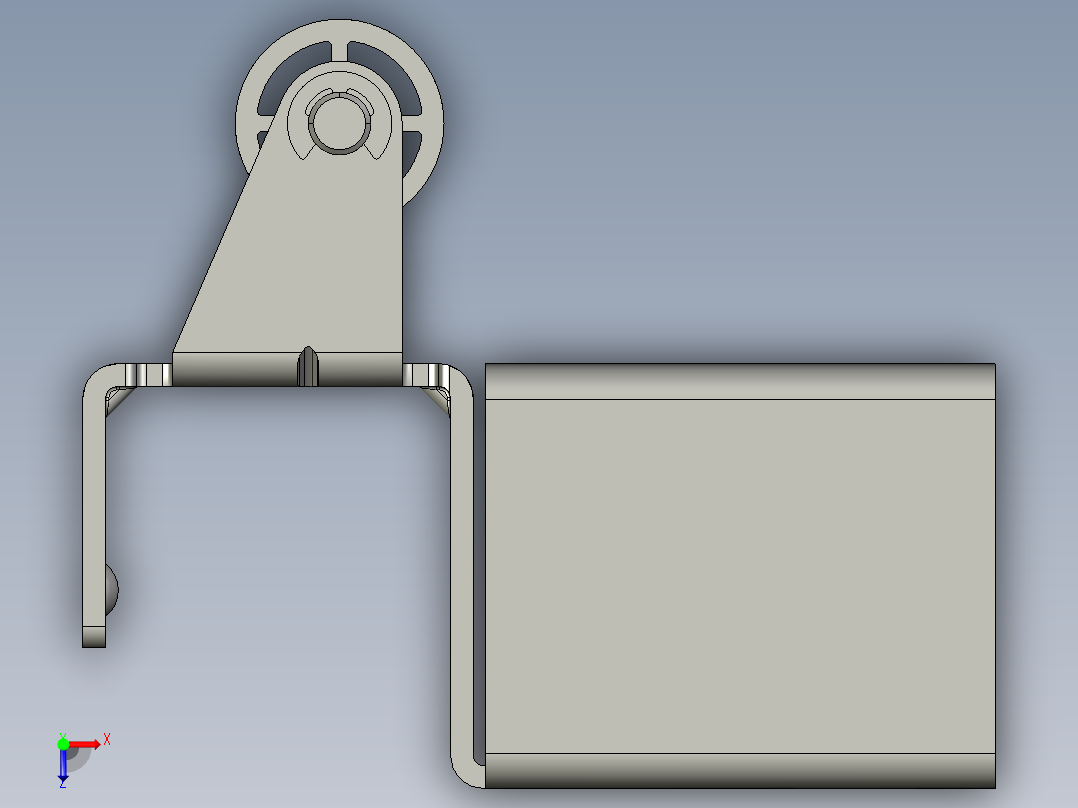 流利条定位器40C-带轮止动接头1俯视图
