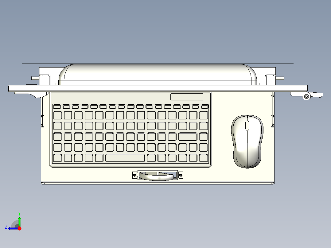 键鼠控制门系统右视图