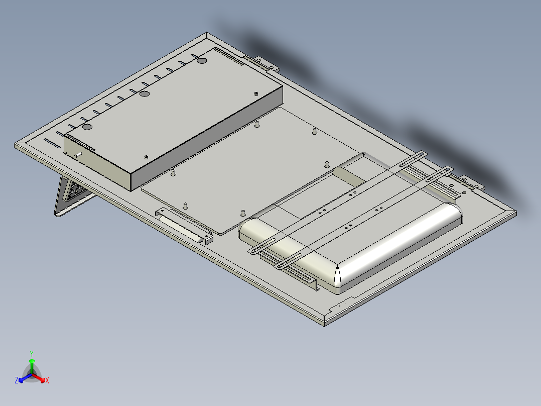 键鼠控制门系统正等轴测图