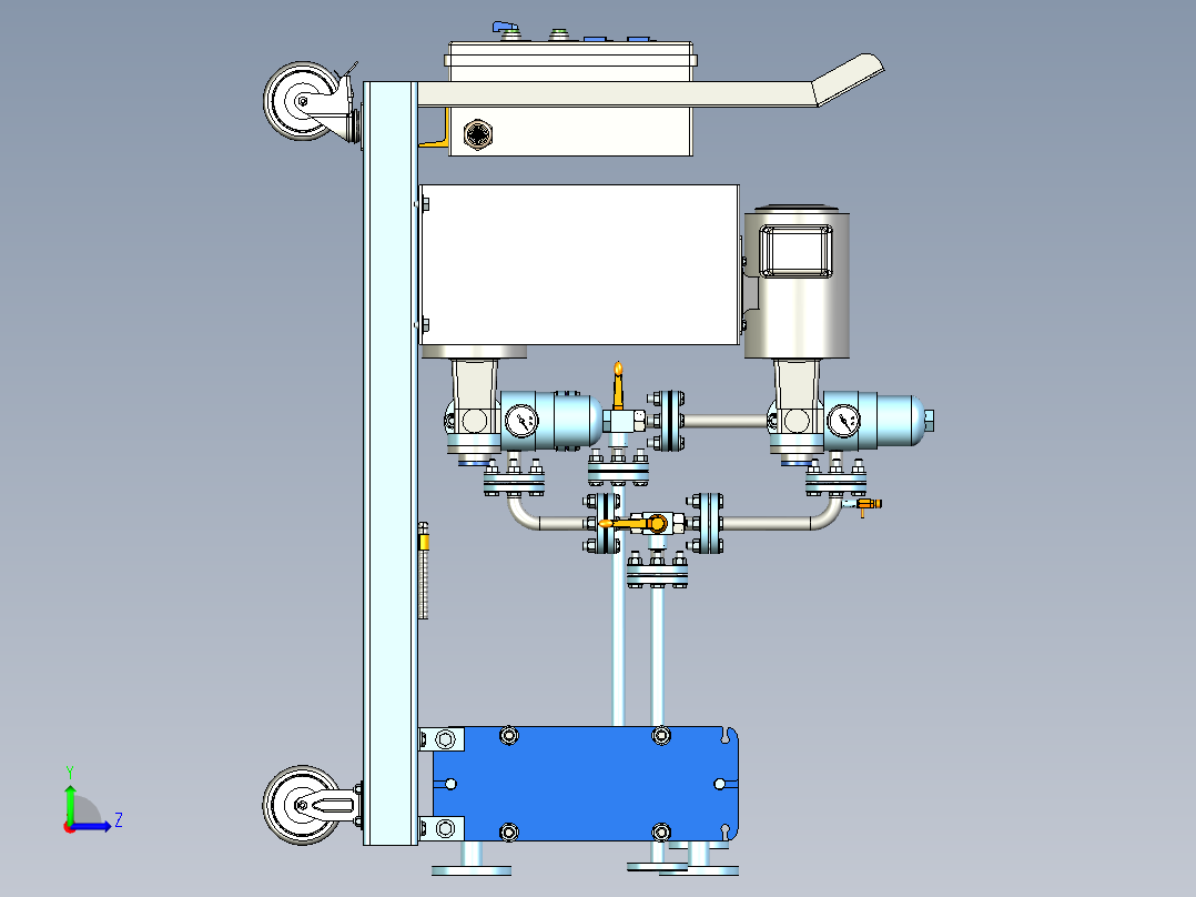 B2004747-冷却装置左视图