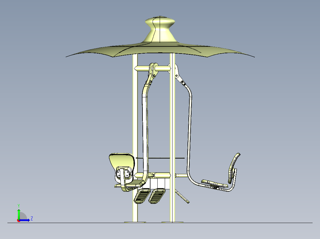 健身器材(55)左视图