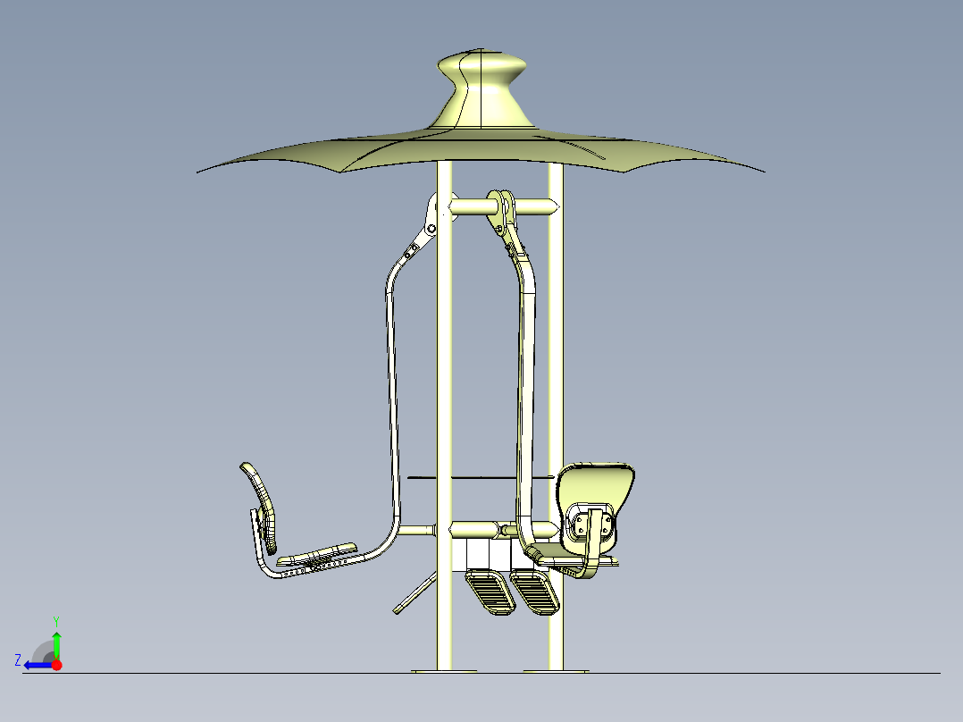 健身器材(55)右视图