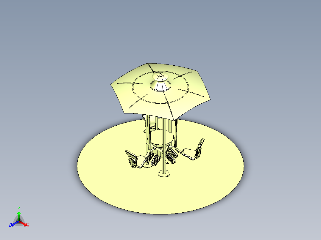 健身器材(55)正等轴测图