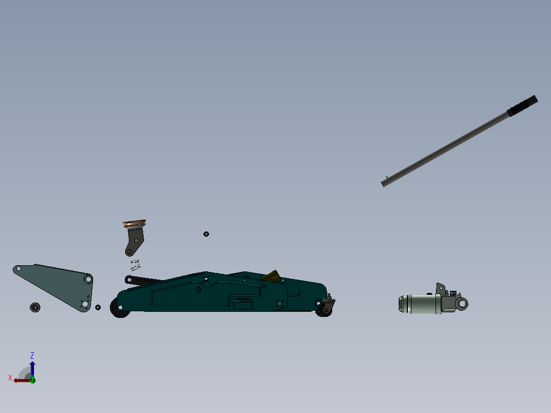 千斤顶(9)后视图