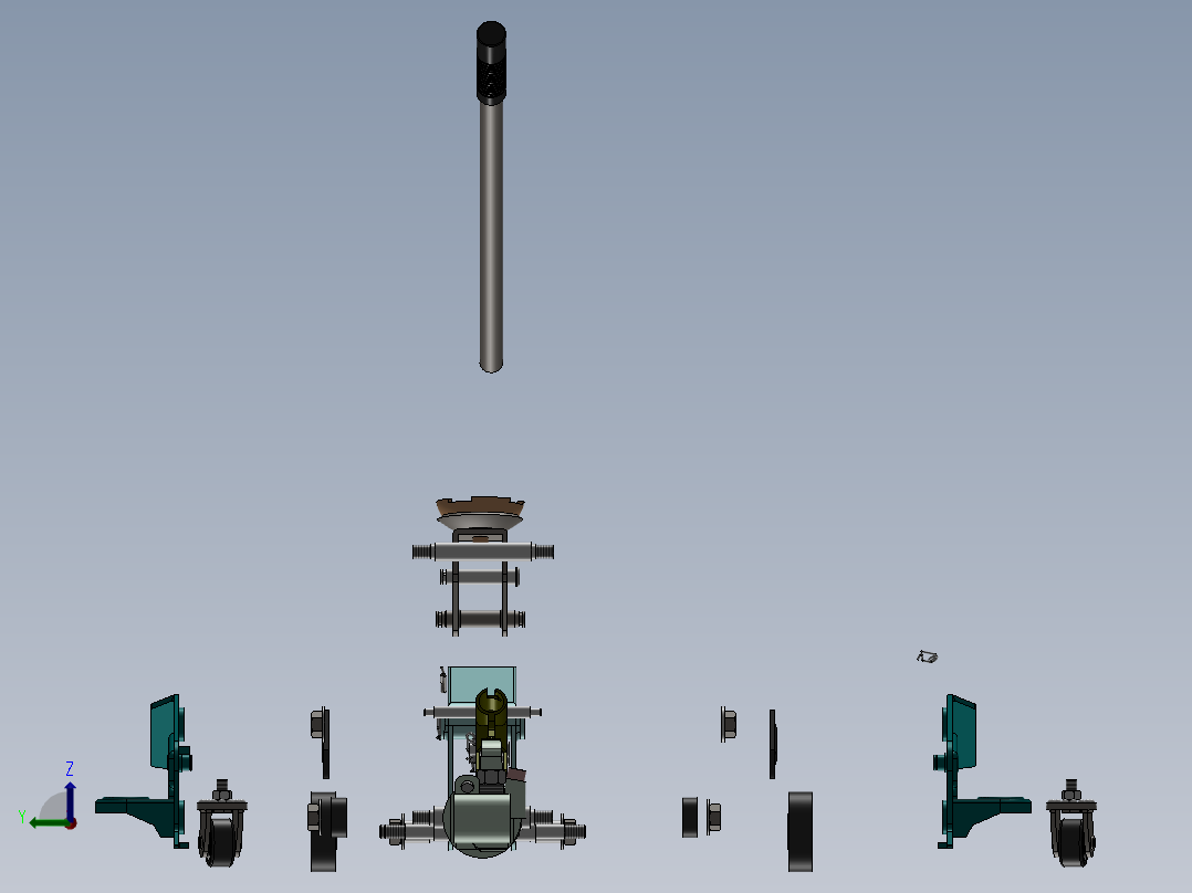 千斤顶(9)左视图