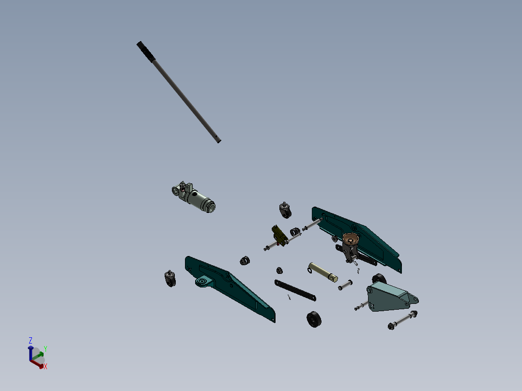 千斤顶(9)正等轴测图