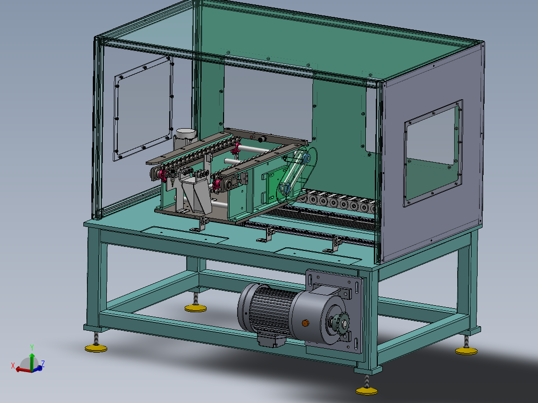 倍速链横移机构