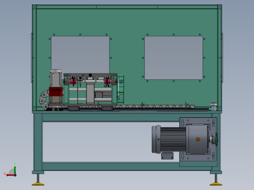 倍速链横移机构后视缩略图