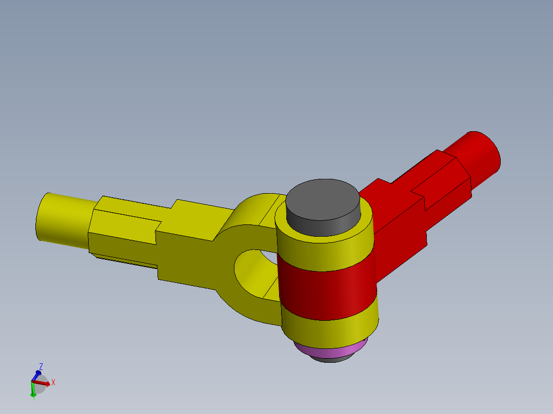 如何在 Solidworks 中制作指节接头所有零件和装配完整视频主视图