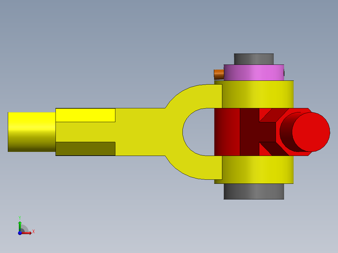 如何在 Solidworks 中制作指节接头所有零件和装配完整视频前视图