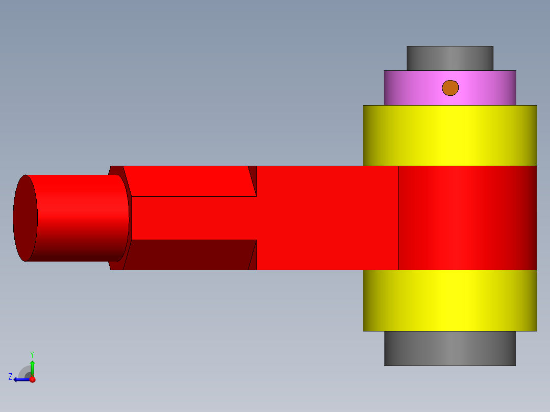 如何在 Solidworks 中制作指节接头所有零件和装配完整视频右视图