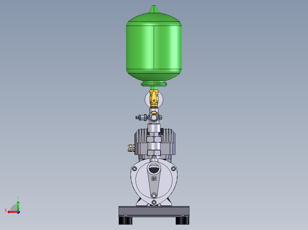液压单元 MVP1C0202后视图