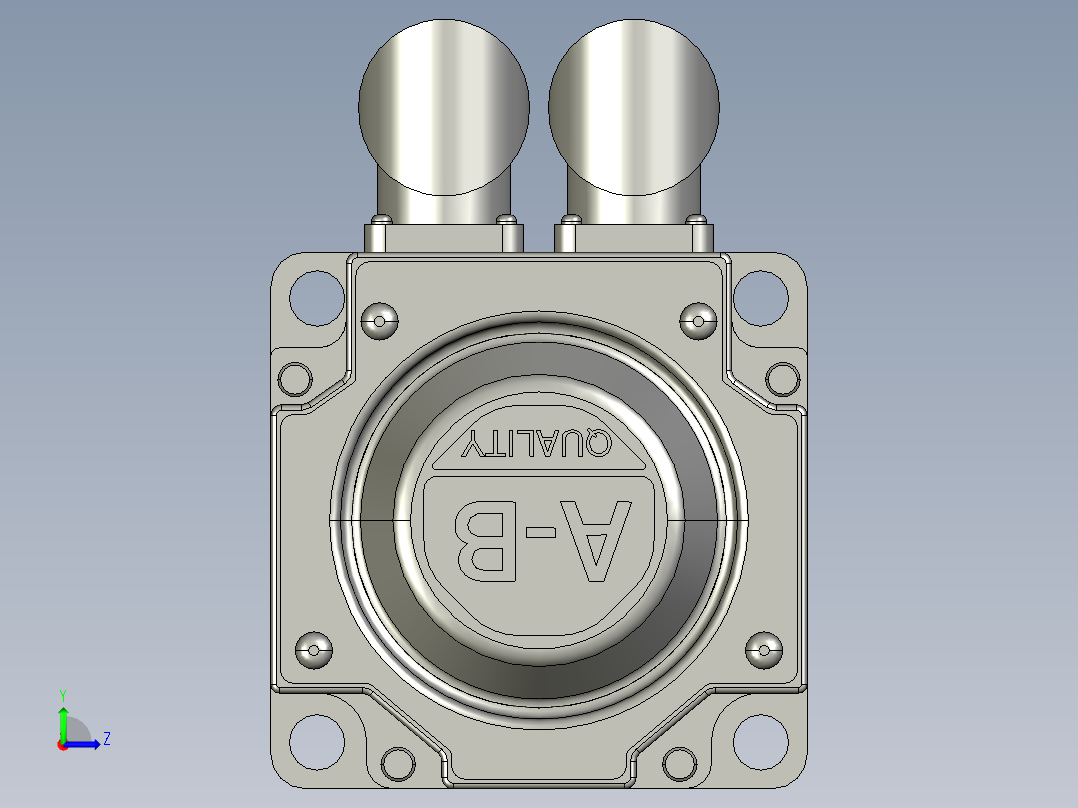 Rockwell罗克韦尔伺服电机MPL-B430P左视图