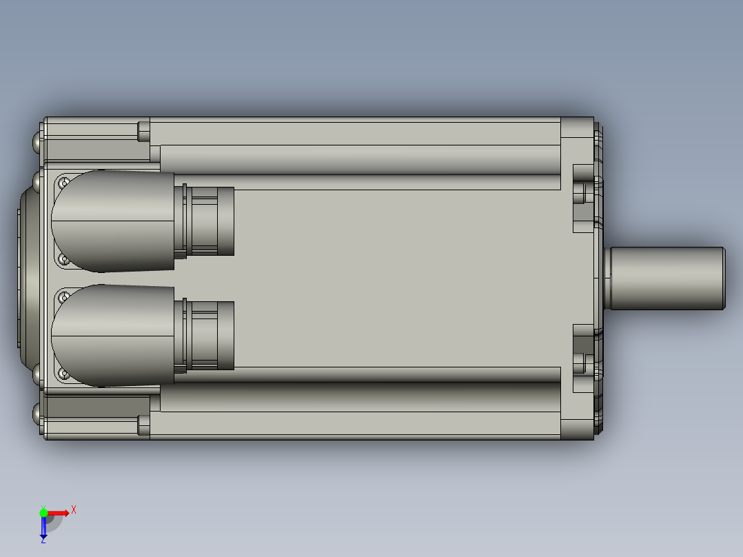 Rockwell罗克韦尔伺服电机MPL-B430P俯视图
