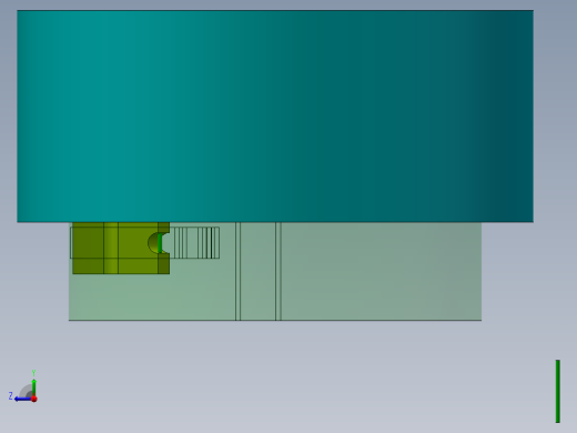 油门刹车转换专题触发装置设计-键槽机构说明书右视缩略图