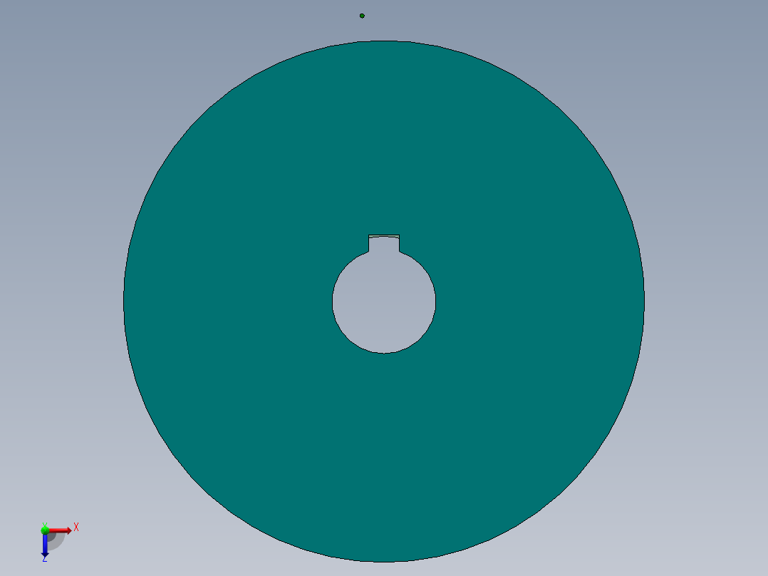 油门刹车转换专题触发装置设计-键槽机构说明书俯视图