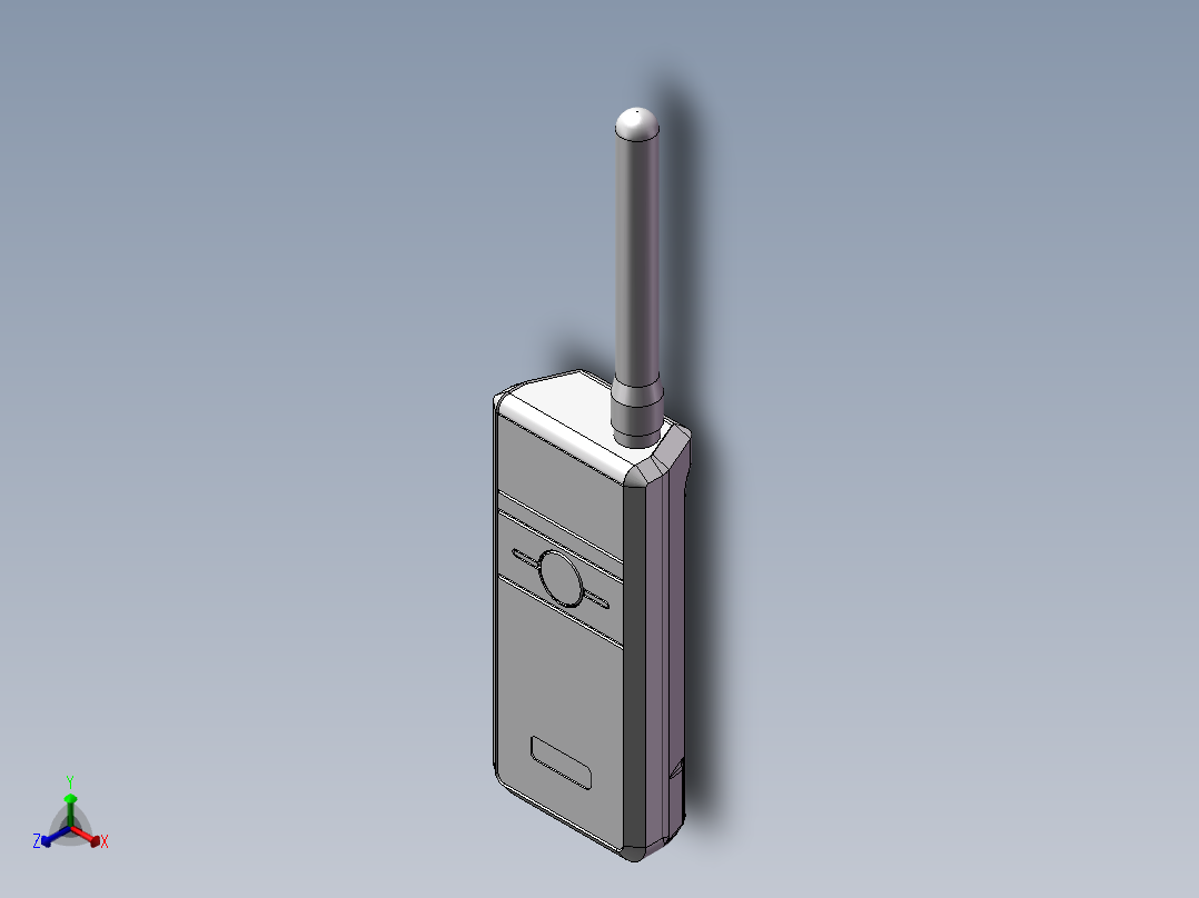 MIFI手持终端正等轴测图