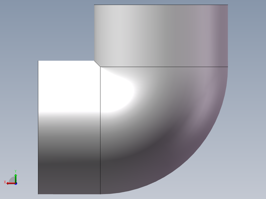 90_ELBOW_DN150_PN10_U-PVC后视图