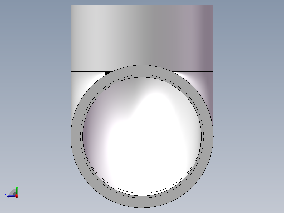 90_ELBOW_DN150_PN10_U-PVC右视图