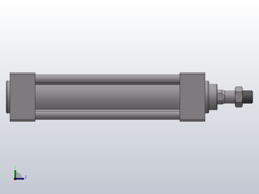 JSI系列标准气缸[JSI40125S]左视缩略图