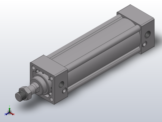 JSI系列标准气缸[JSI40125S]正等轴测缩略图