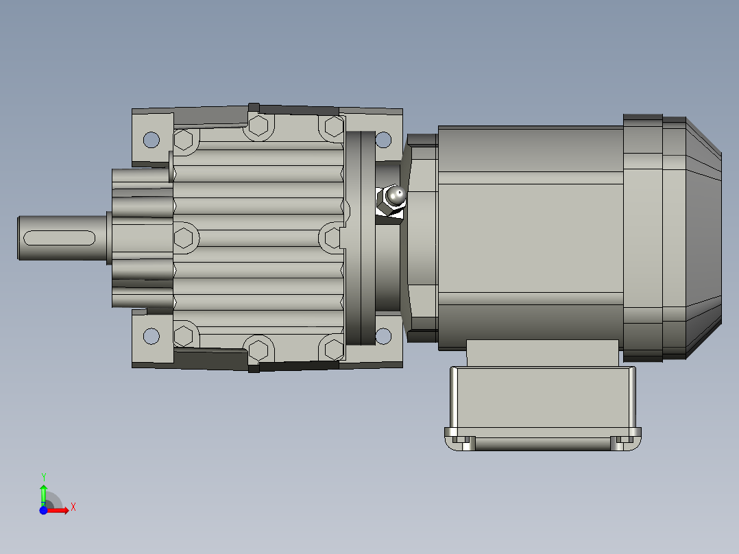 R27DRS71S4-电机前视图