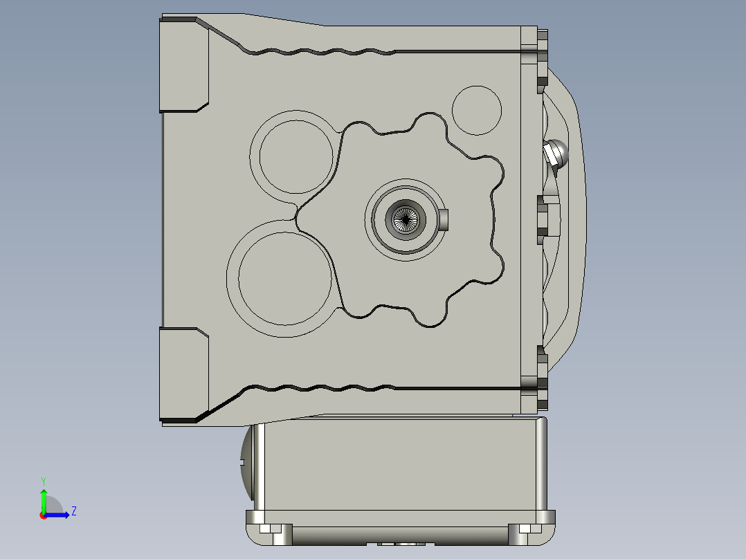 R27DRS71S4-电机左视图