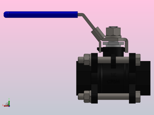 FNW-FNW311ASWG三片式内螺纹球阀后视缩略图