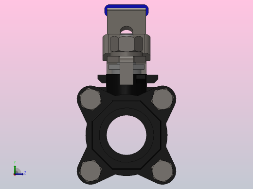 FNW-FNW311ASWG三片式内螺纹球阀左视缩略图