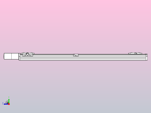皮带直线轴双滑块型TPA-GCBS-80-P60-L450-QR-M20-N3右视缩略图