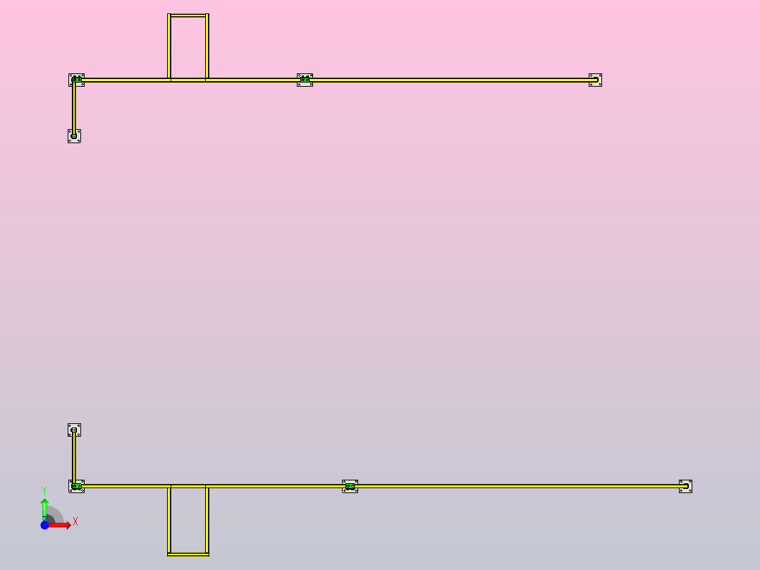 物料搬运前视图