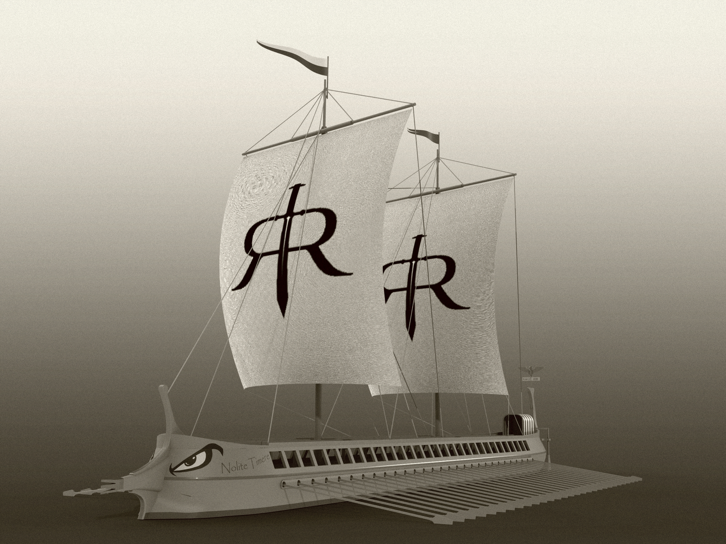 古罗马战舰
