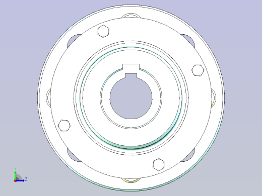 弹性柱销联轴器 HL5 50X140-70X107(基准)左视缩略图