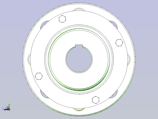 弹性柱销联轴器 HL5 50X140-70X107(基准)右视缩略图