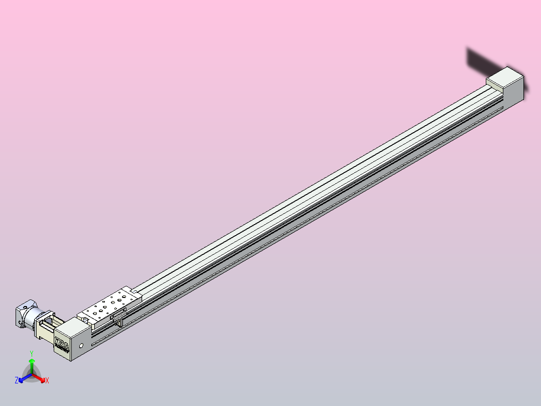 带式直线轴半闭式TPA-ONB-60-140-L1350-DL-J60-N3主视图