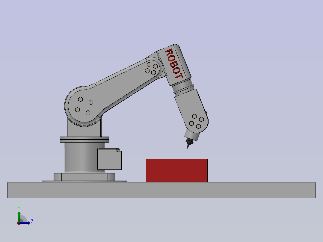 ROBOT机械臂 sw24左视图
