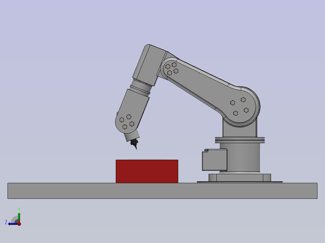 ROBOT机械臂 sw24右视图