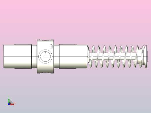 LDA 42×75可调中型力盾缓冲器[LDA 42×75]前视缩略图