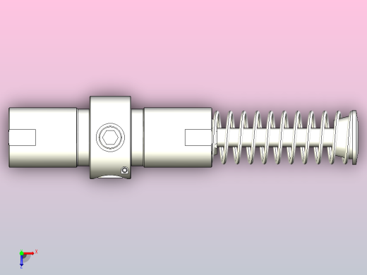 LDA 42×75可调中型力盾缓冲器[LDA 42×75]俯视缩略图