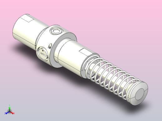 LDA 42×75可调中型力盾缓冲器[LDA 42×75]正等轴测缩略图