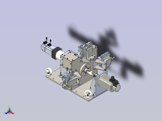 传感器检测机机构3D图纸 Solidworks设计
