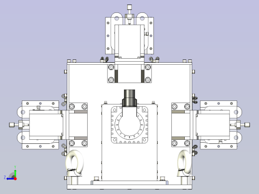 传感器检测机机构3D图纸 Solidworks设计右视缩略图