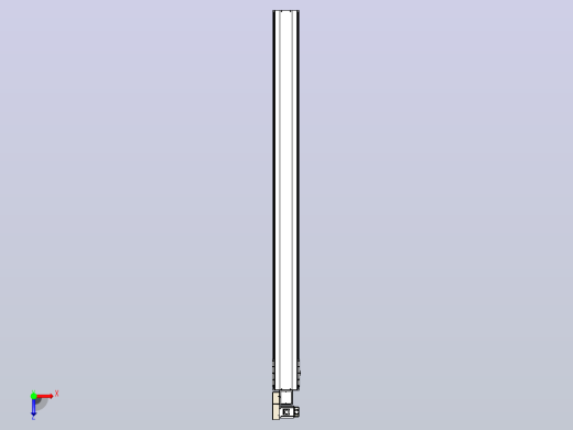 皮带直线轴半封闭可选导轨TPA-HNB-220D-176-L2800-ML-C-P1K-N3俯视缩略图